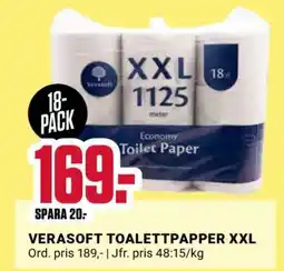 ÖoB VERASOFT TOALETTPAPPER XXL erbjuda