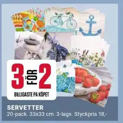 ÖoB Servetter erbjuda