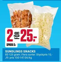 ÖoB Sundlings Snacks erbjuda