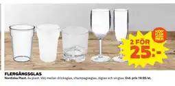 Coop FLERGÅNGLAS erbjuda