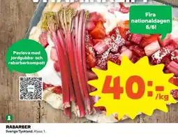 Coop Rabarber erbjuda