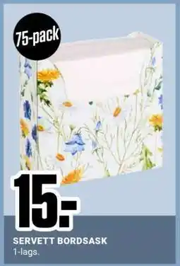 ÖoB SERVETT BORDSASK erbjuda