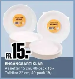 ÖoB Engångsartiklar erbjuda