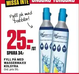 ÖoB Wassermaxx Kolsyra erbjuda