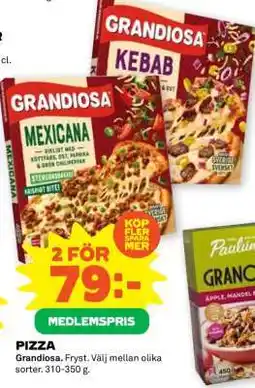 Coop GRANDIOSA Pizza erbjuda