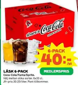 Coop LÄSK 6-PACK erbjuda