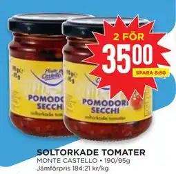 Willys SOLTORKADE TOMATER erbjuda
