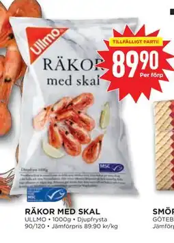 Willys RÄKOR MED SKAL erbjuda