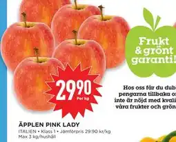 Willys Hemma ÄPPLEN PINK LADY erbjuda