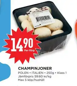 Willys Hemma CHAMPINJONER erbjuda
