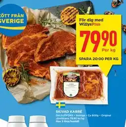 Willys Hemma SKIVAD KARRÉ erbjuda