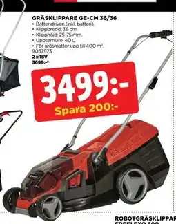 Jem&Fix GRÄSKLIPPARE GE-CM 36/36 erbjuda