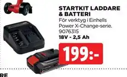 Jem&Fix STARTKIT LADDARE & BATTERI erbjuda