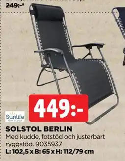 Jem&Fix SOLSTOL BERLIN erbjuda