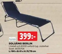 Jem&Fix SOLSÄNG BERLIN erbjuda