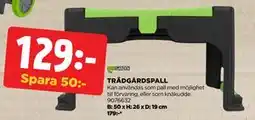 Jem&Fix TRÄDGÅRDSPALL erbjuda
