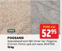 Jem&Fix FOGSAND erbjuda