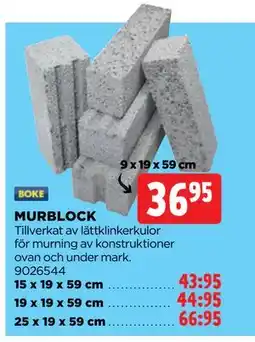 Jem&Fix MURBLOCK erbjuda