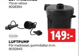 Jem&Fix LUFTPUMP erbjuda