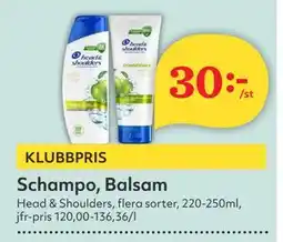 Hemköp Schampo, Balsam erbjuda