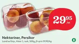 Hemköp Nektariner, Persikor erbjuda