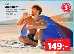 Lidl CRIVIT Strandtält erbjuda