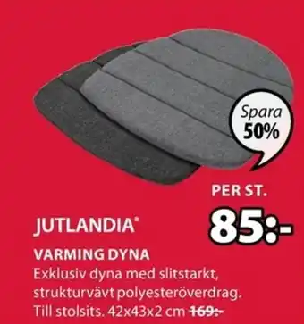 JYSK Jutlandia Varming Dyna erbjuda