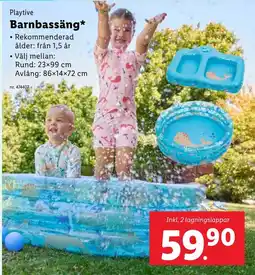 Lidl Playtive Barnbassäng erbjuda