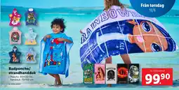 Lidl Badponcho/ strandhandduk erbjuda
