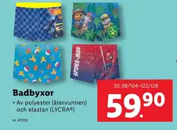 Lidl Badbyxor erbjuda