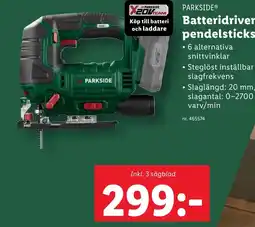 Lidl PARKSIDE® Batteridriven pendelsticksåg erbjuda