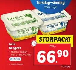 Lidl ARLA Bregott erbjuda