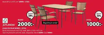 JYSK Eskildstrup Bord erbjuda