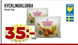 Din Mat KYCKLINGKLUBBA erbjuda