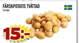 Din Mat FÄRSKPOTATIS TVÄTTAD erbjuda