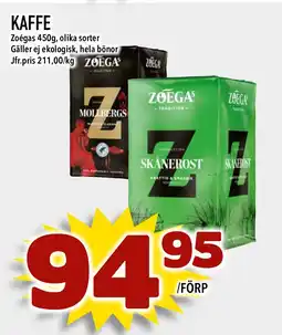 Bonum Matmarknad KAFFE erbjuda
