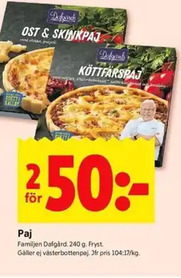ICA Kvantum Paj erbjuda