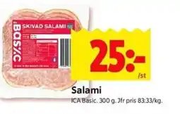 ICA Kvantum ICA Salami erbjuda