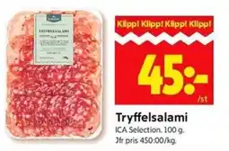 ICA Kvantum ICA Tryffelsalami erbjuda