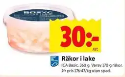 ICA Kvantum ICA Räkor i lake erbjuda