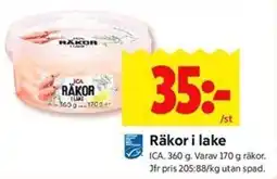 ICA Kvantum ICA Räkor i lake erbjuda