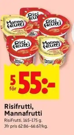 ICA Kvantum Risifrutti, mannafrutti erbjuda
