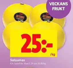 ICA Kvantum ICA Satsumas erbjuda