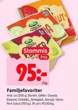 ICA Kvantum ARLA Familjefavoriter erbjuda