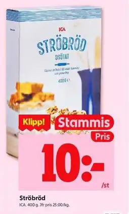 ICA Kvantum ICA Ströbröd erbjuda