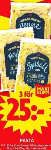 ICA Maxi ICA Pasta erbjuda