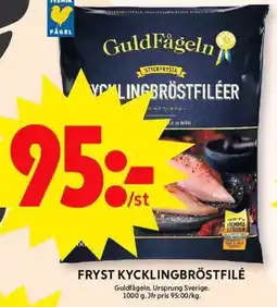 ICA Maxi Fryst kycklingbröstfilé erbjuda