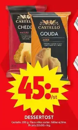 ICA Maxi CASTELLO Dessertost erbjuda