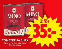 ICA Maxi MINO Tomater på burk erbjuda