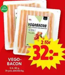 ICA Maxi ICA Vego- bacon erbjuda